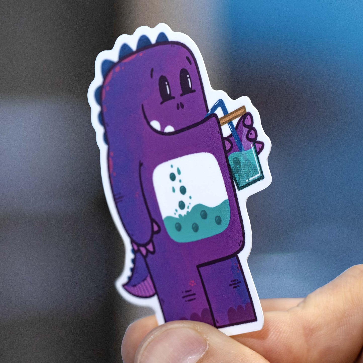 Bubbs the Boba Lover Sticker