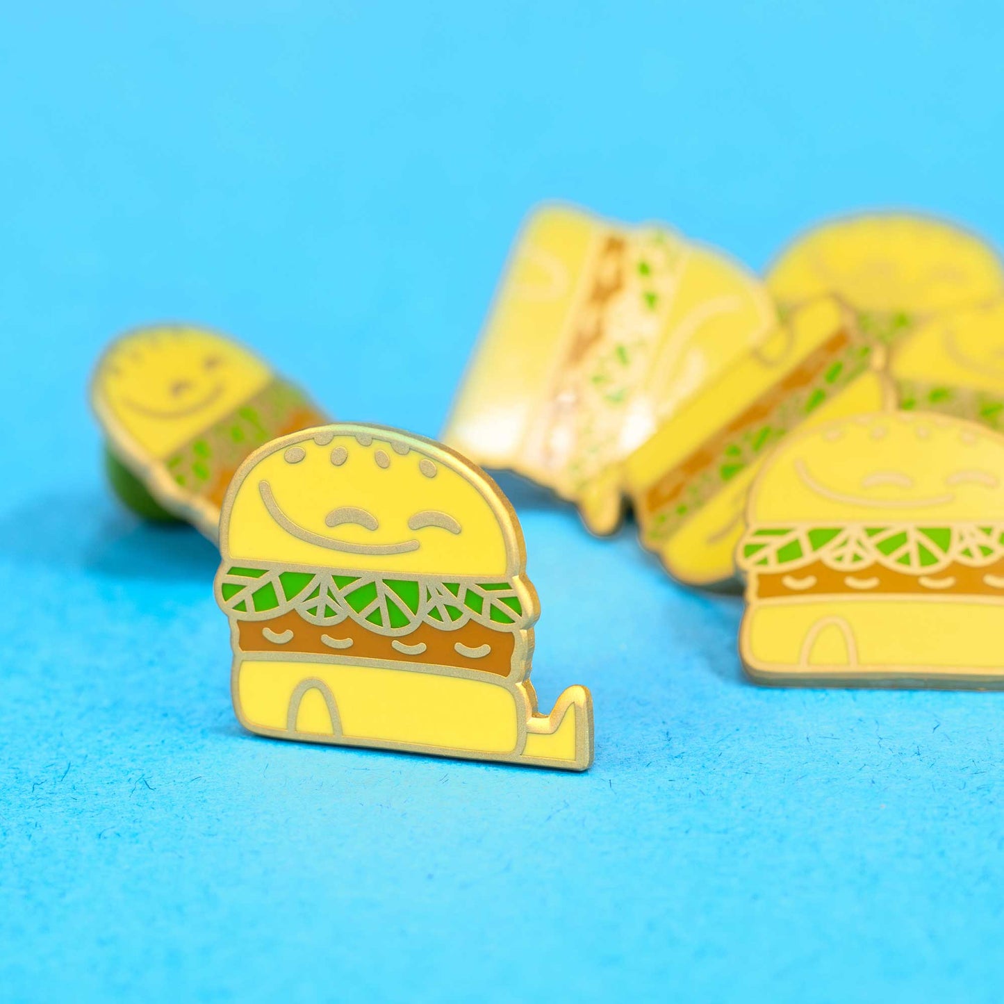 Burger | Friendly Foods Enamel Pin