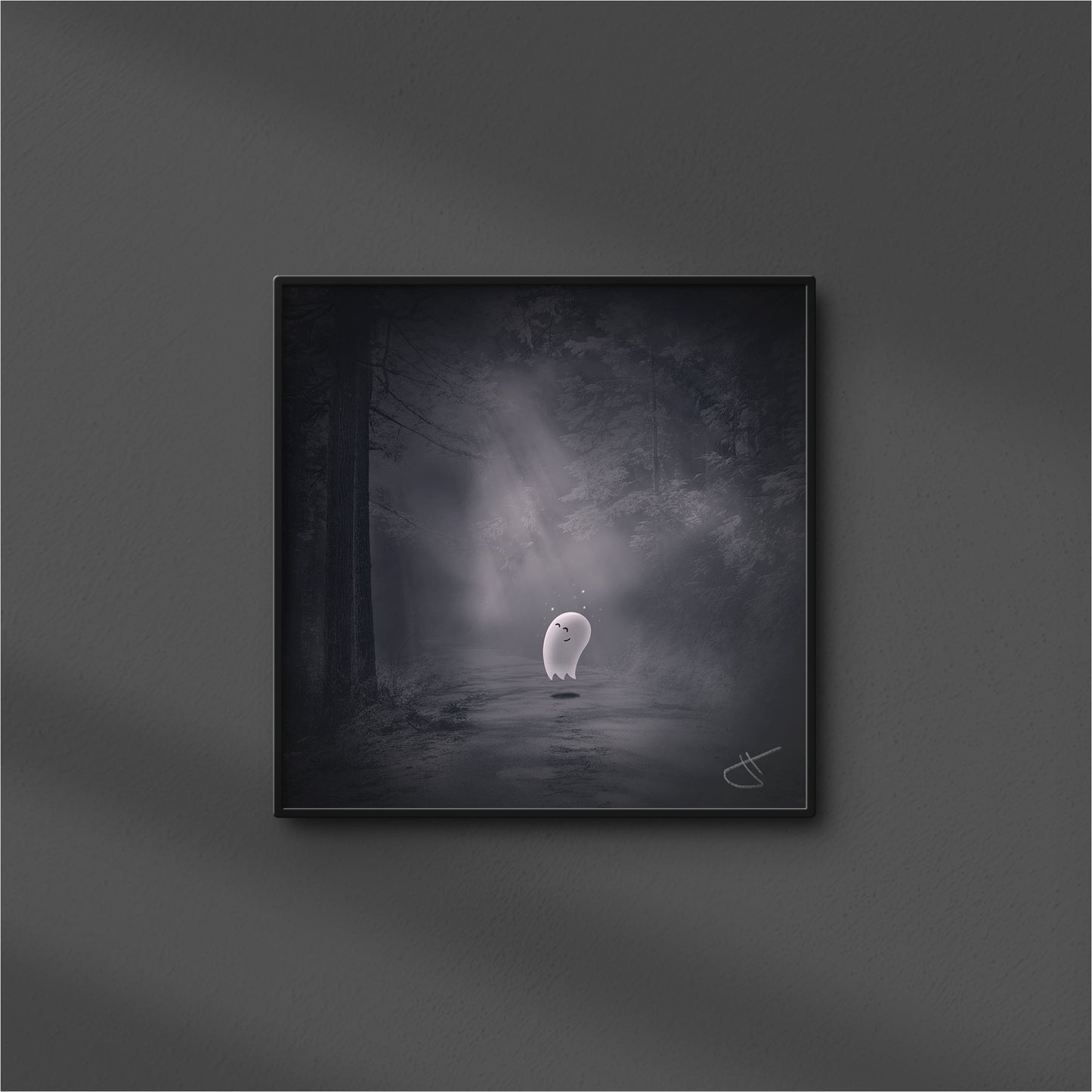 Ghostly Moonlight | Mini Art Print
