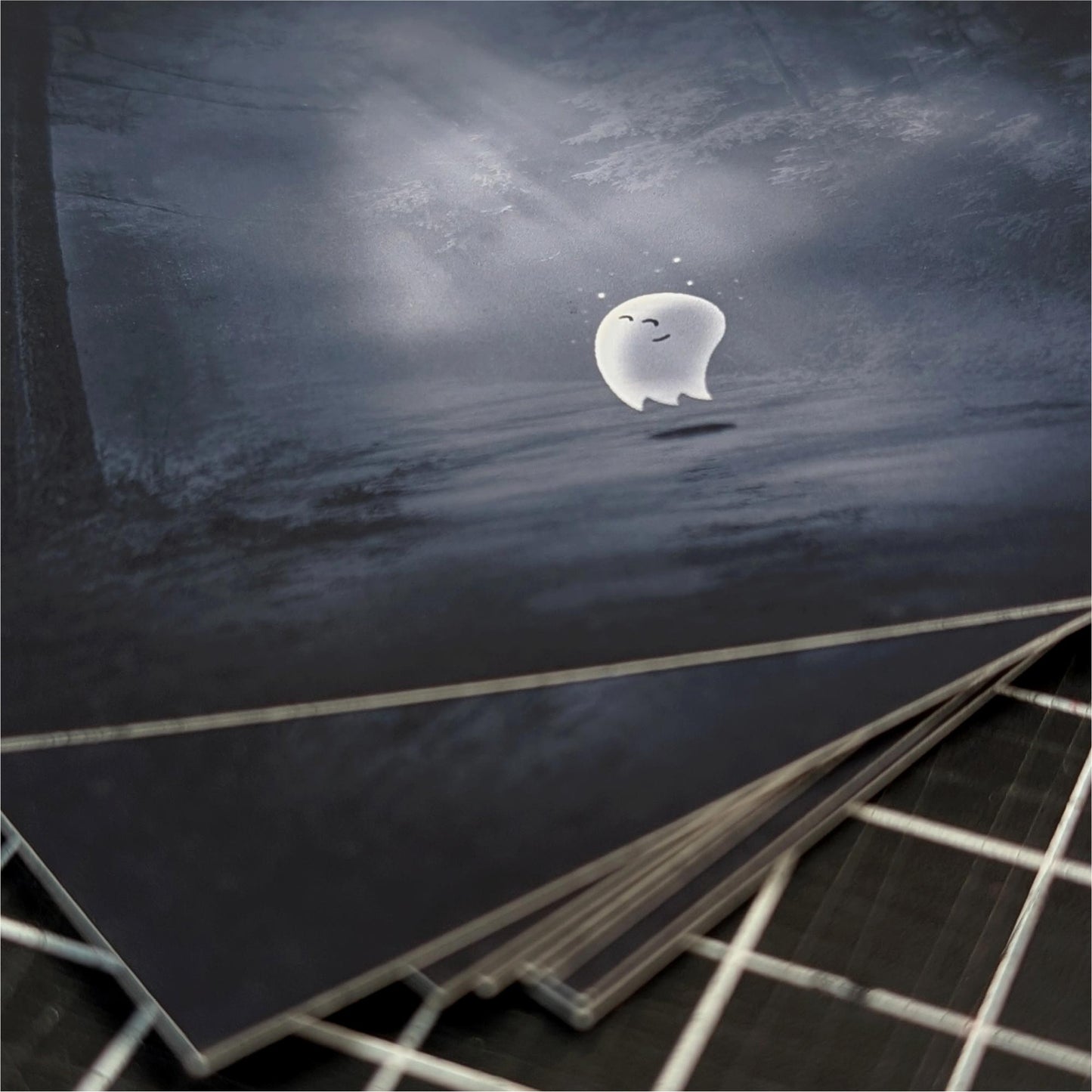 Ghostly Moonlight | Mini Art Print