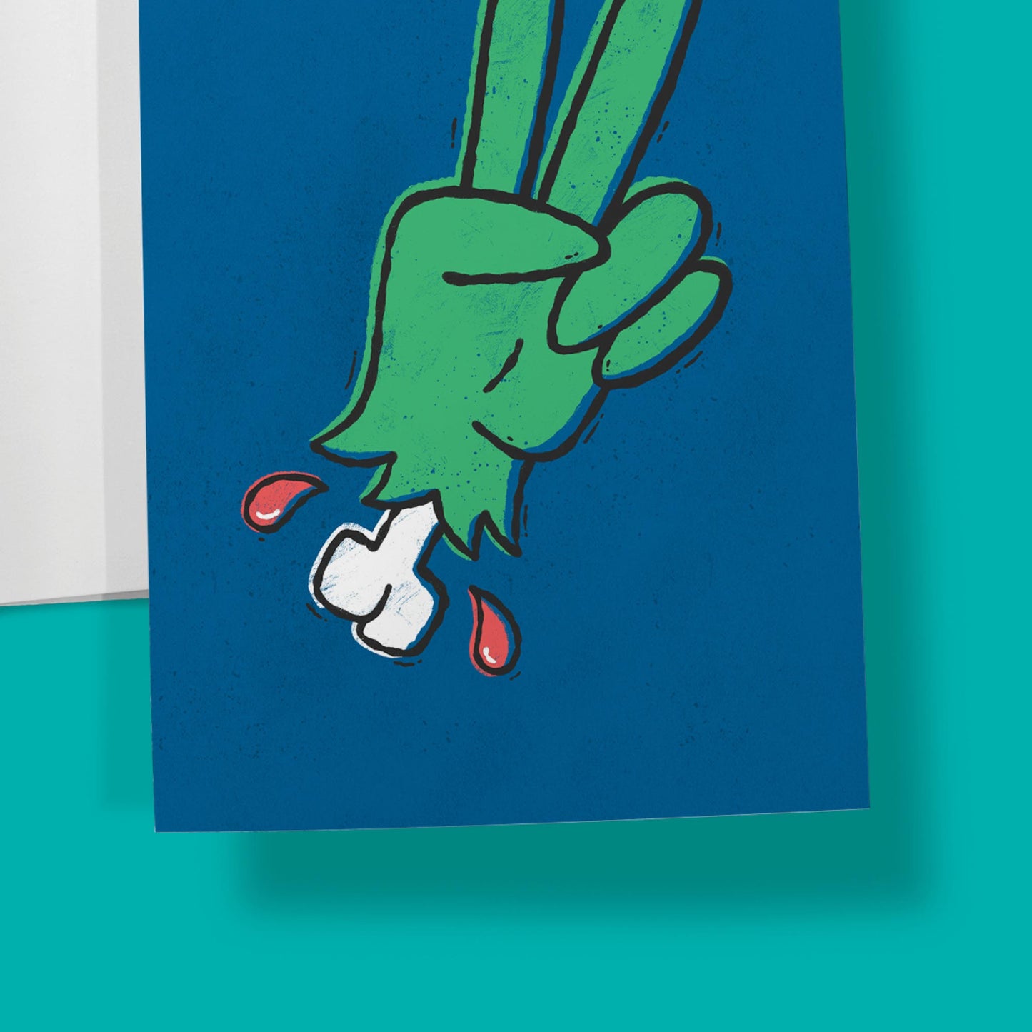 Zombie Vibes | Good Luck Blank Greeting Card