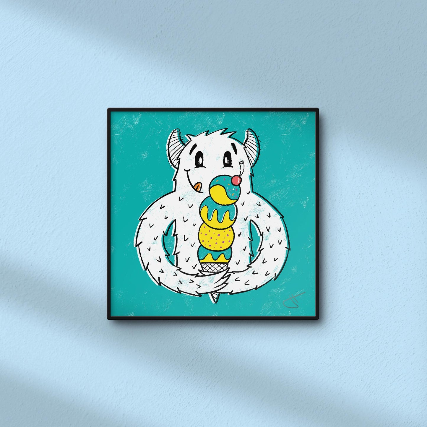 Ice Cream Delight | Mini Art Print