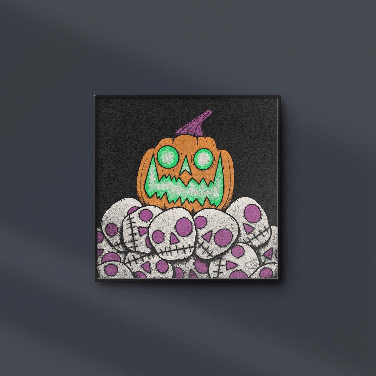 Jack O' Skulls | Mini Art Print