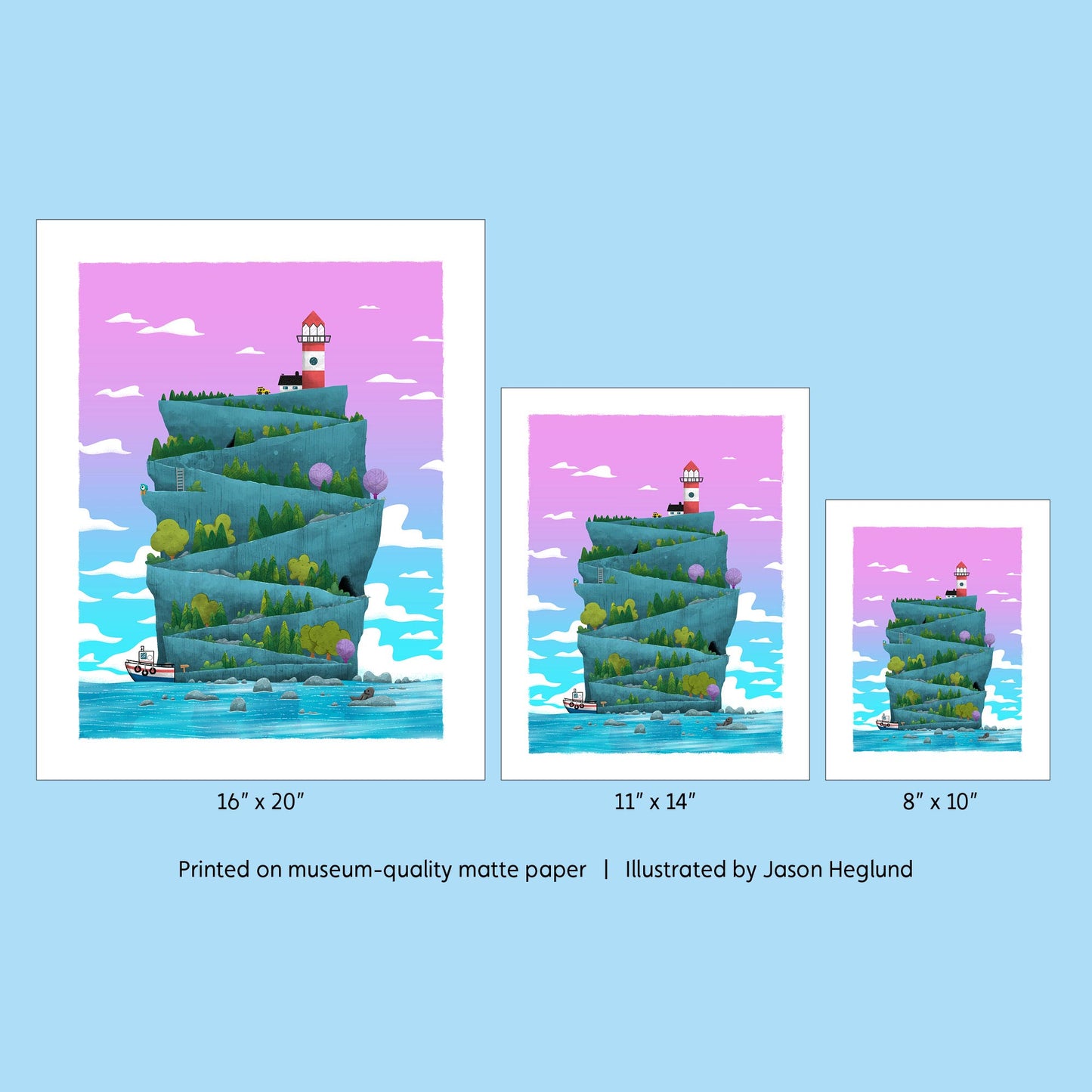 Lighthouse Isle | Art Print