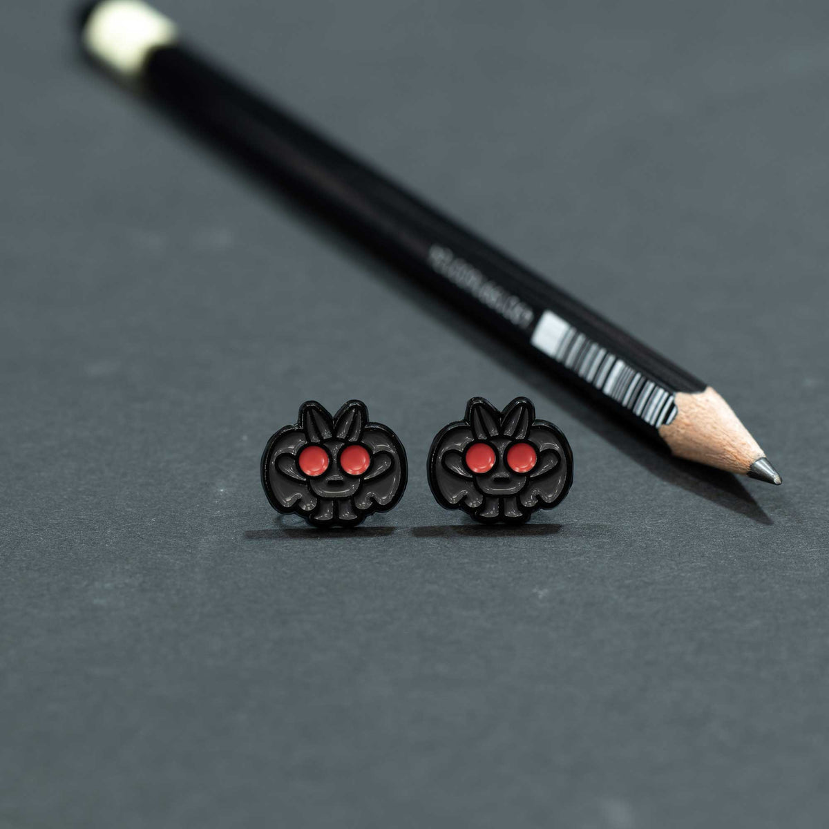 Mothman Earrings
