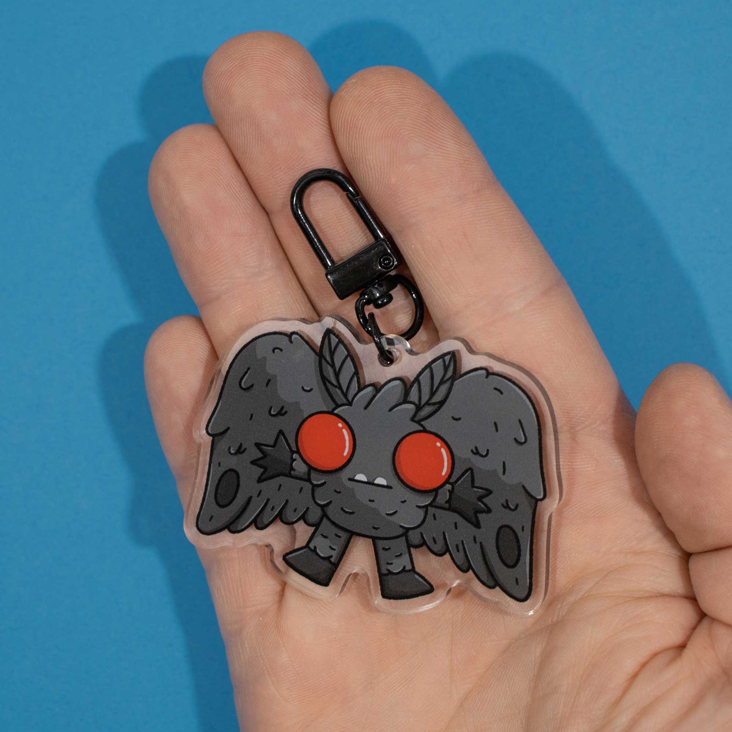Cute Mothman Acrylic Keychain