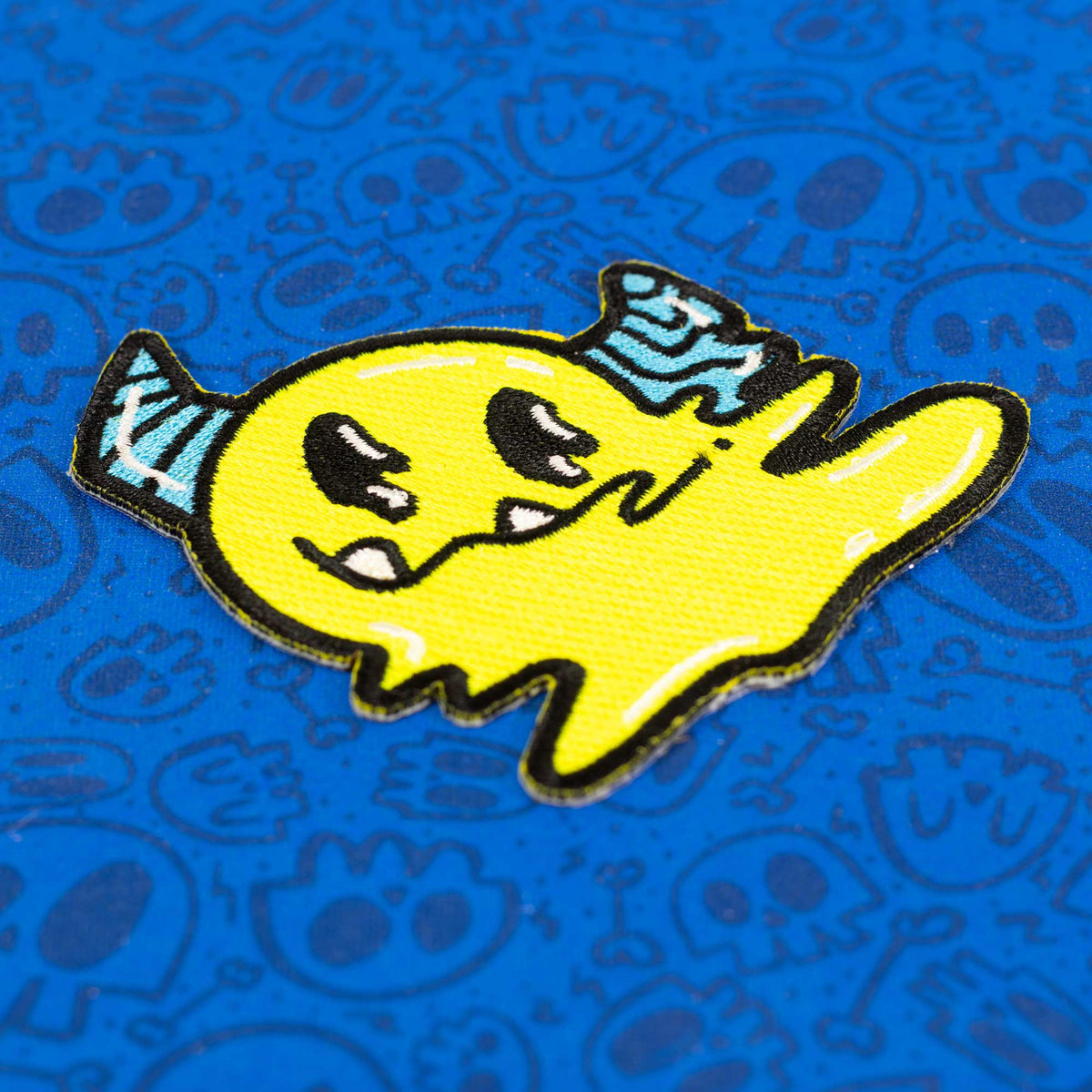 Smiley Monster Face Patch | Glows in the Dark