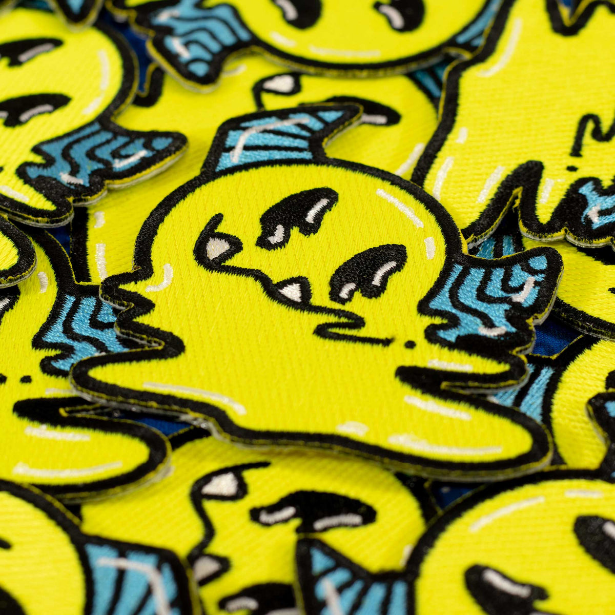 Smiley Monster Face Patch | Glows in the Dark