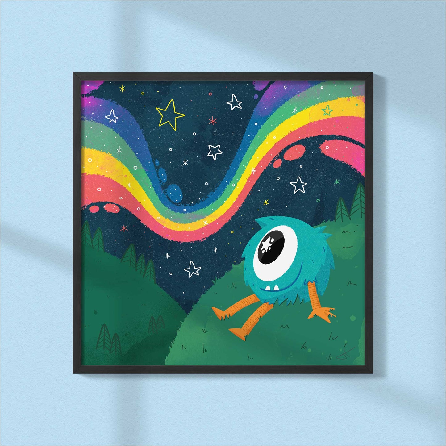 Rainbow in the Sky | Art Print