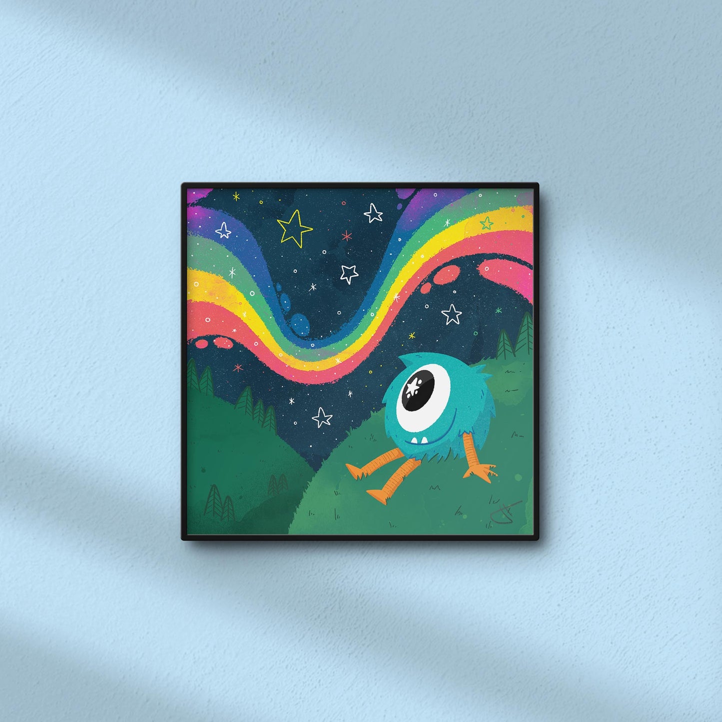 Rainbow in the Sky | Mini Art Print