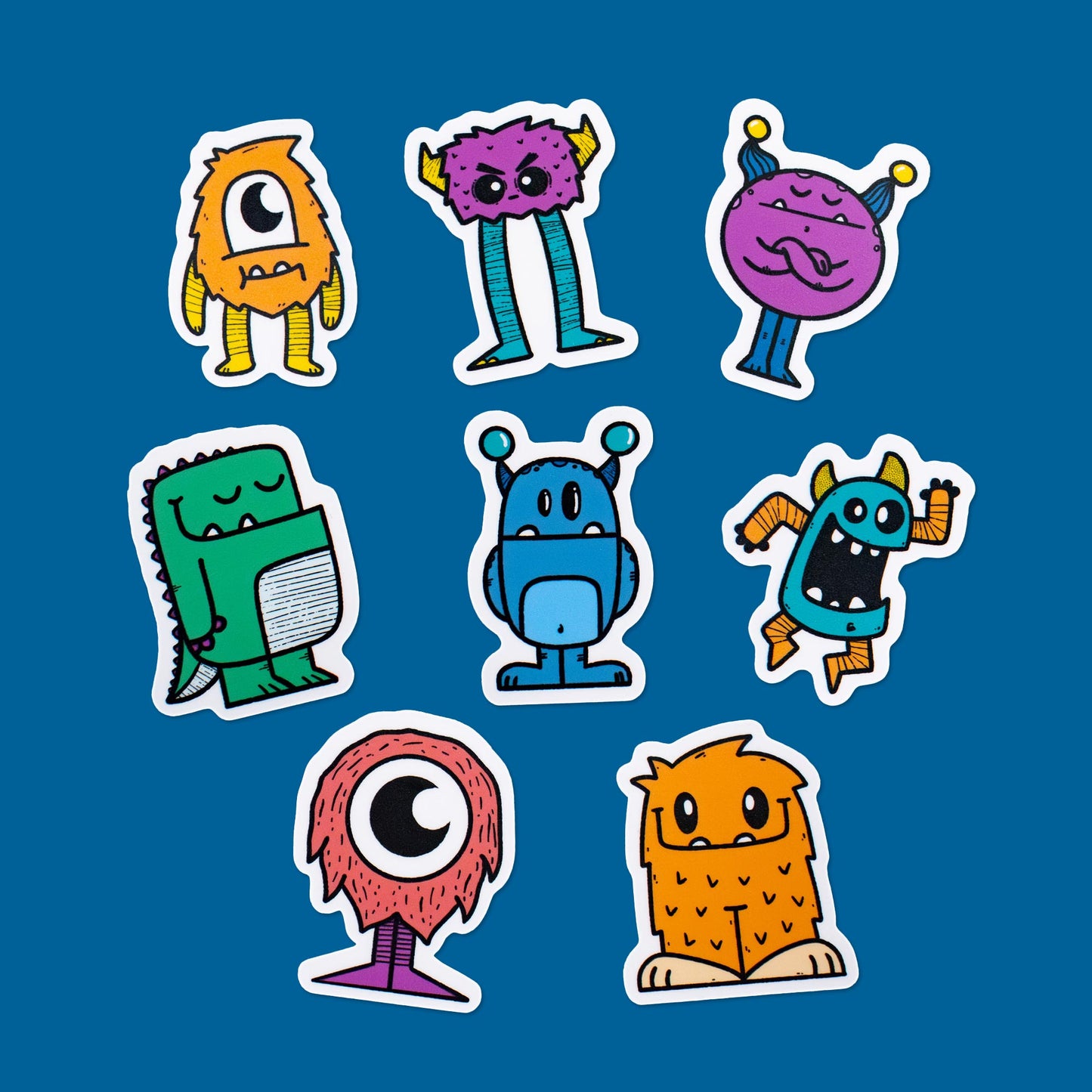 Monster Sticker Doodles - Silly Mini Sticker Pack