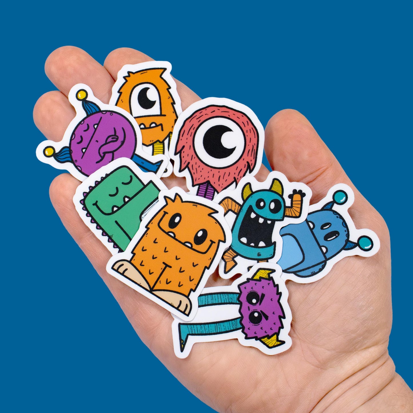 Monster Sticker Doodles - Silly Mini Sticker Pack