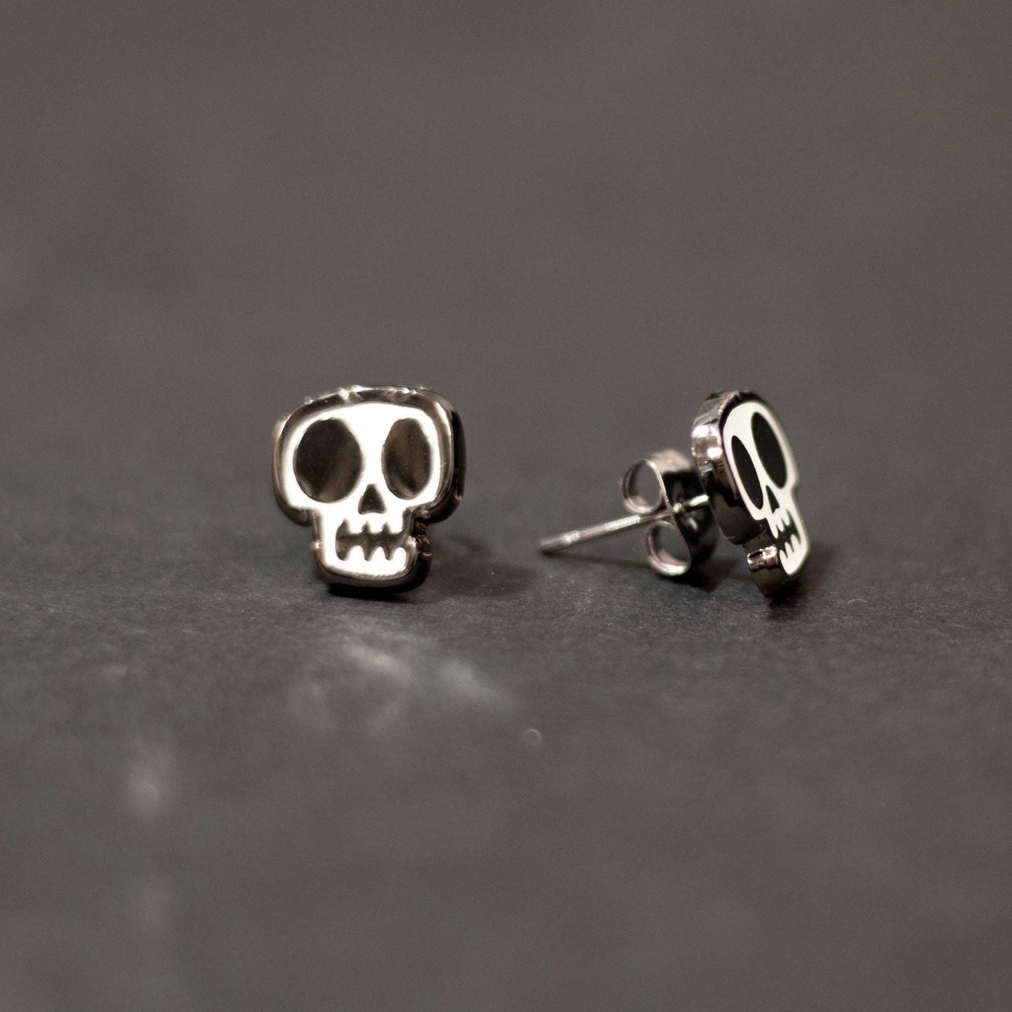 Glow in the Dark Skull Earrings