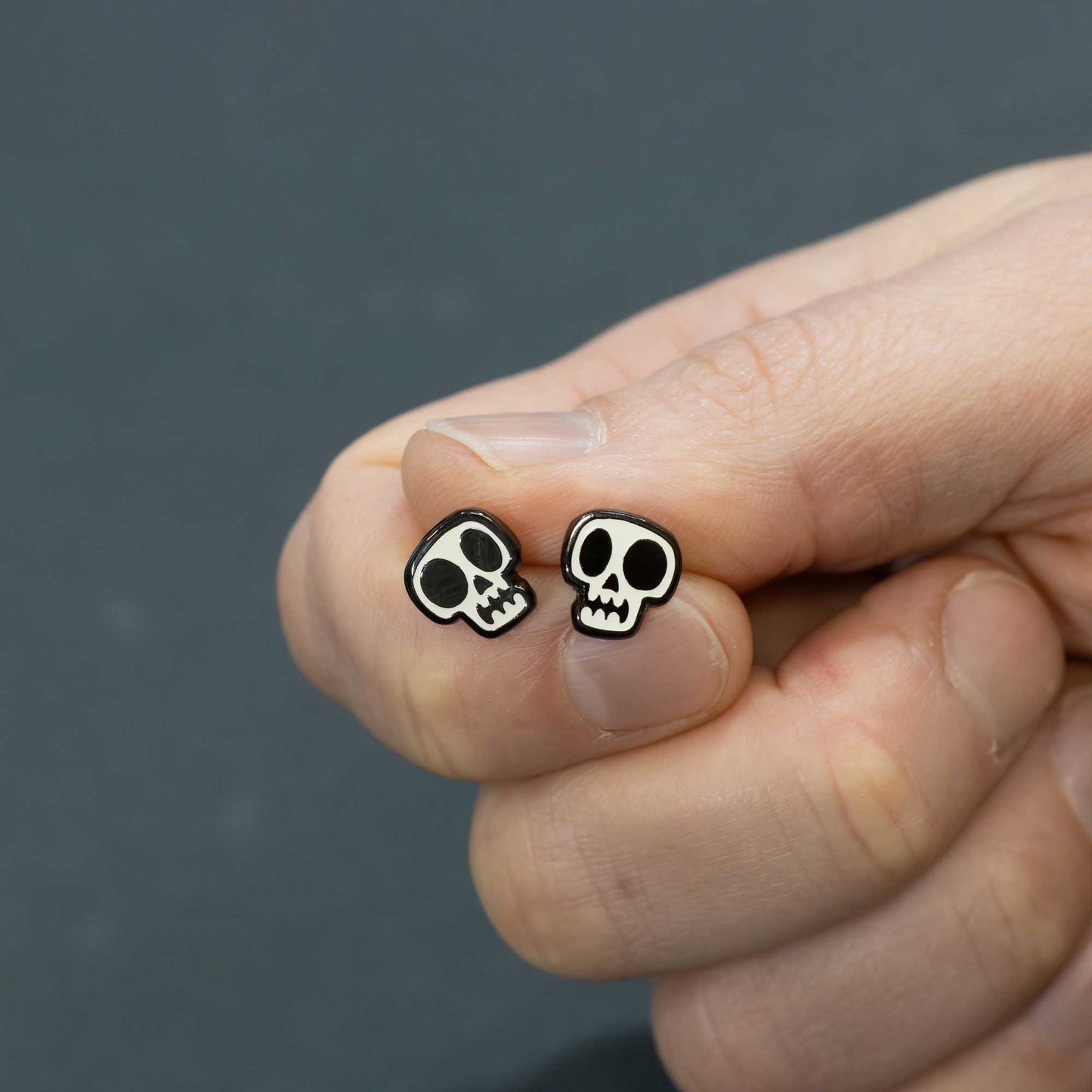 Glow in the Dark Skull Earrings