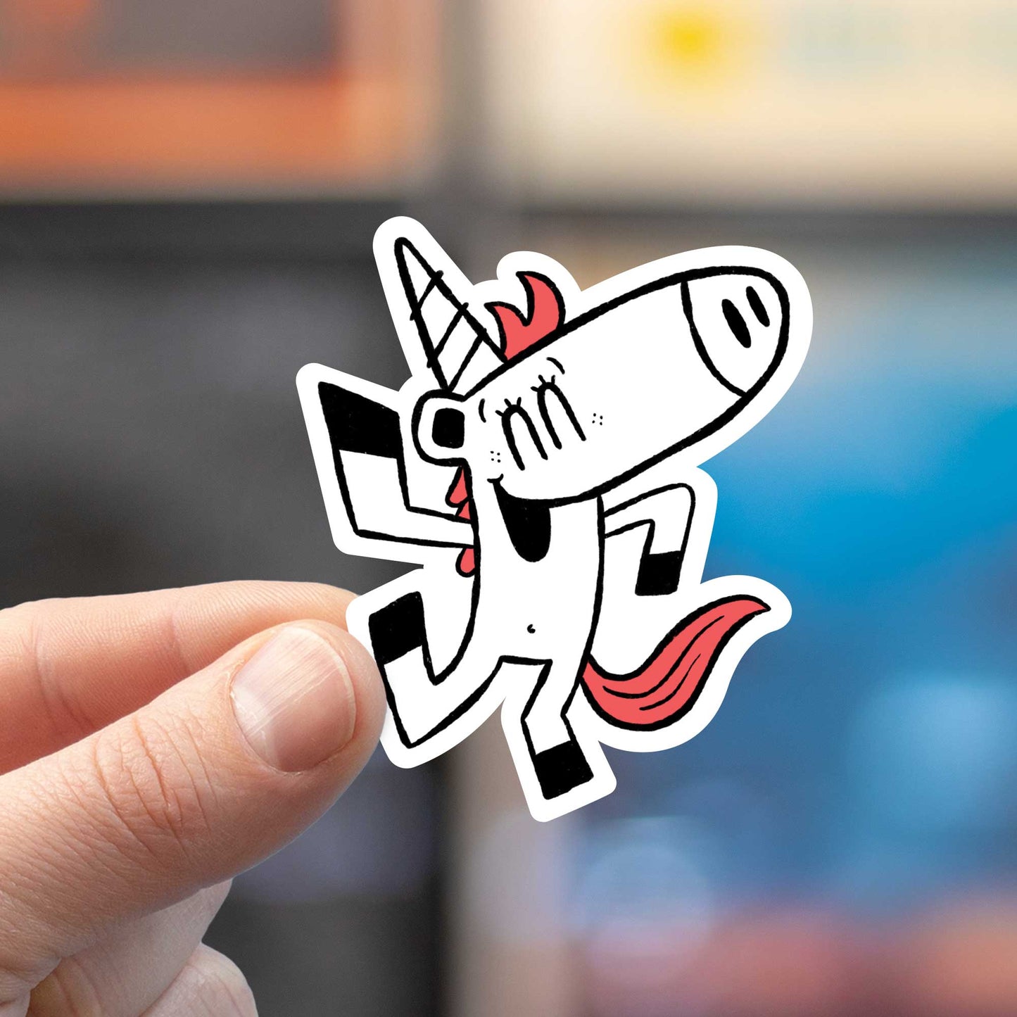 Dancing Unicorn Sticker