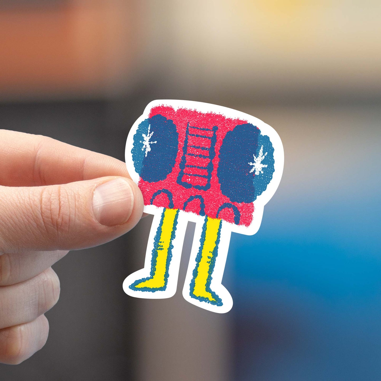 No Arms the Monster Monster Sticker