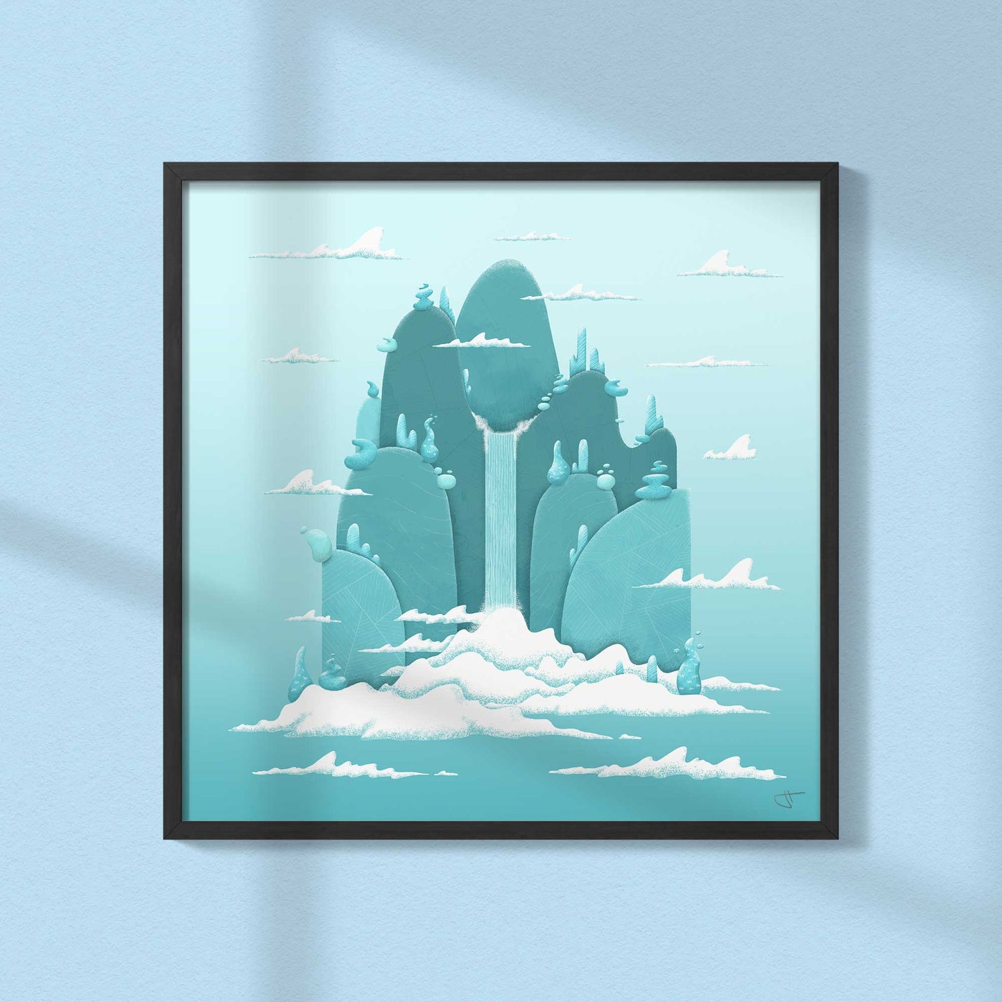 Teal Island | Art Print
