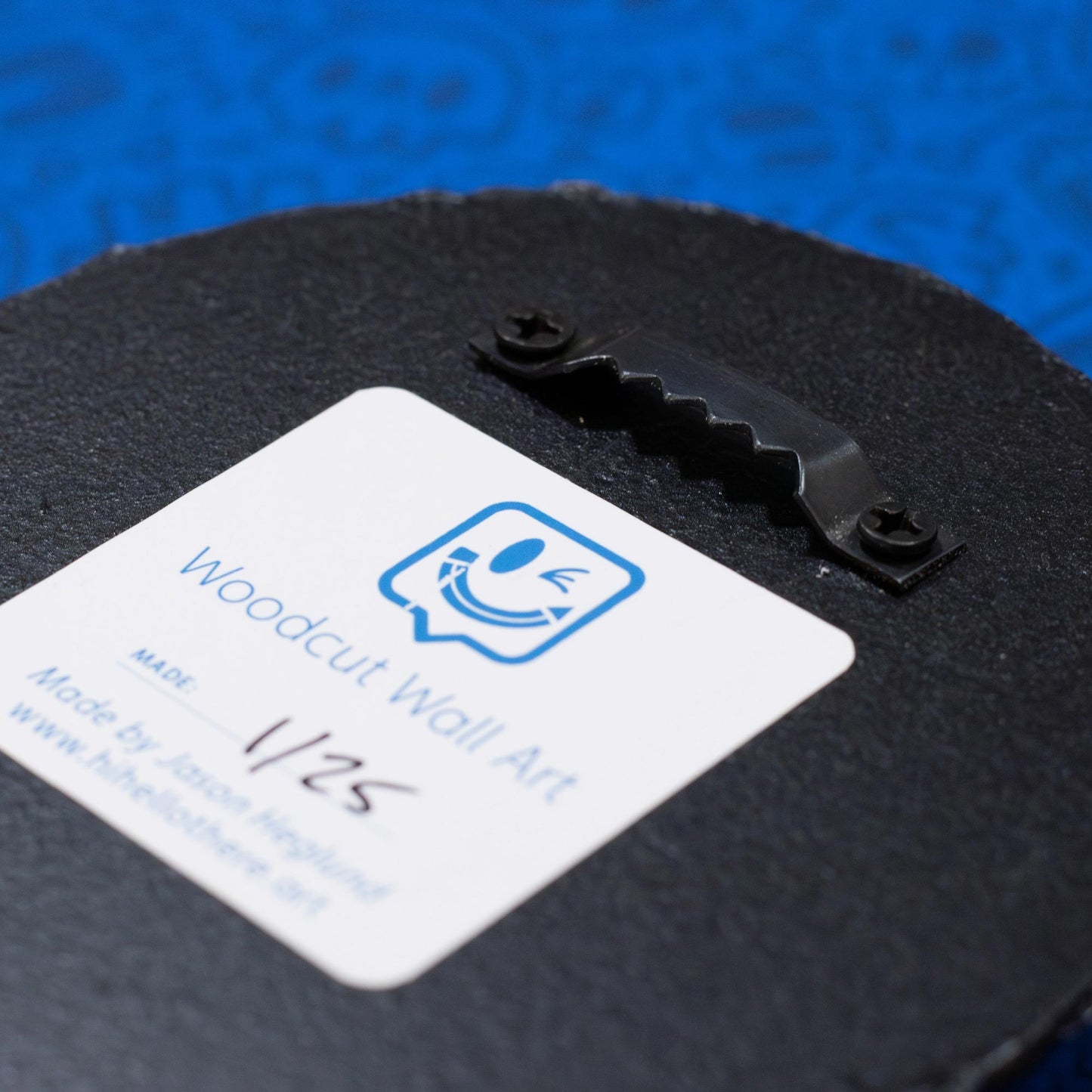 Fred the Ghost | Glow-in-the-Dark Woodcut Wall Art