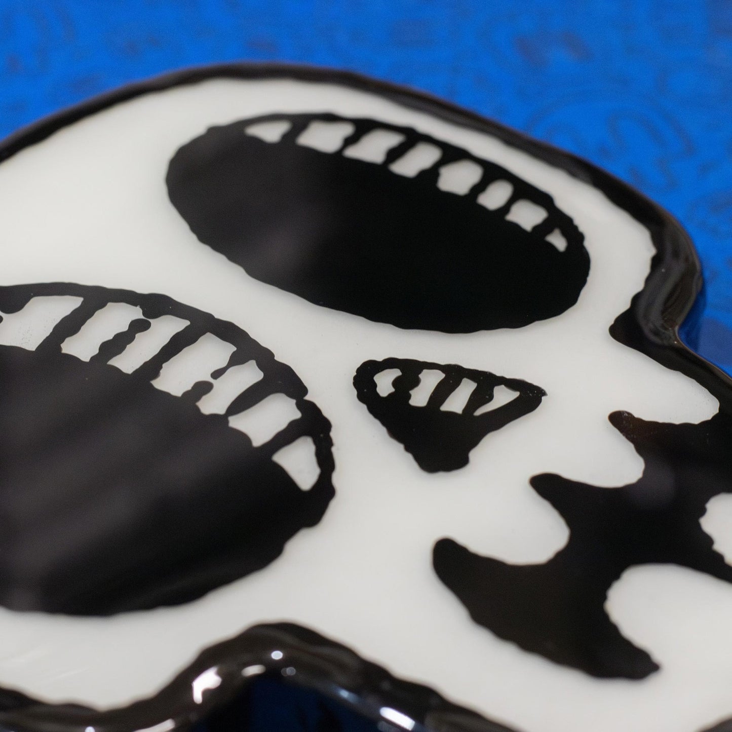 Skull | Glow-in-the-Dark Woodcut Wall Art