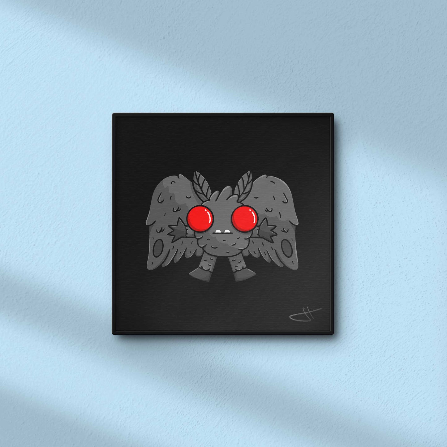 Mothman Hug | Mini Art Print