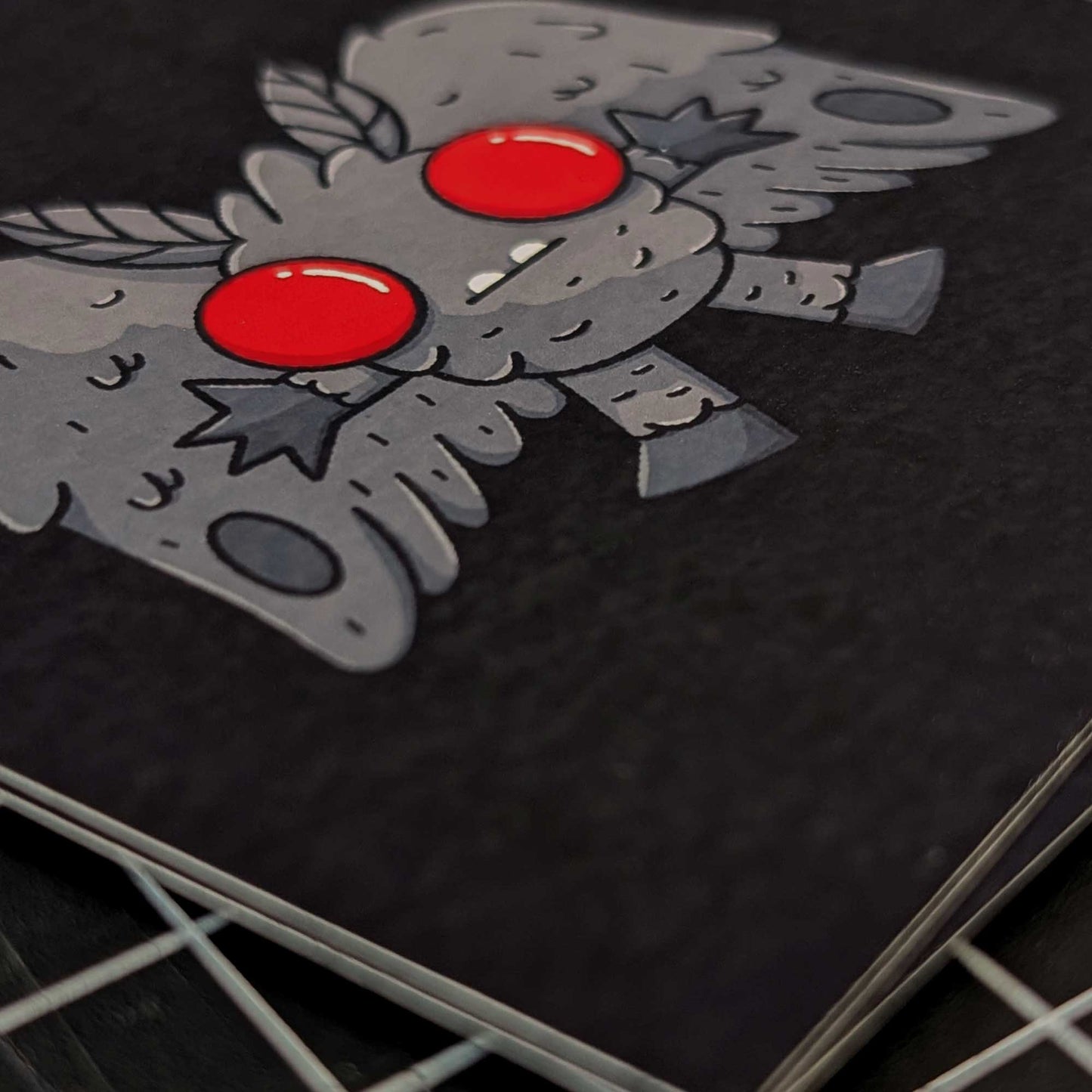 Mothman Hug | Mini Art Print