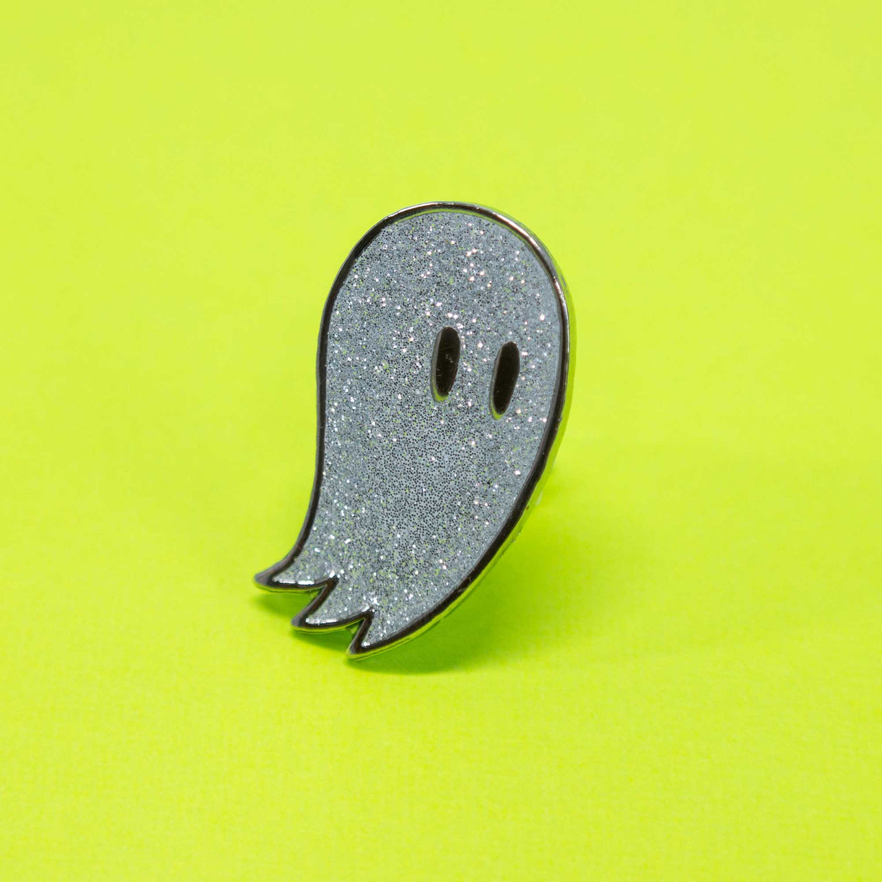 Fred the Ghost | Glitter Enamel Pin