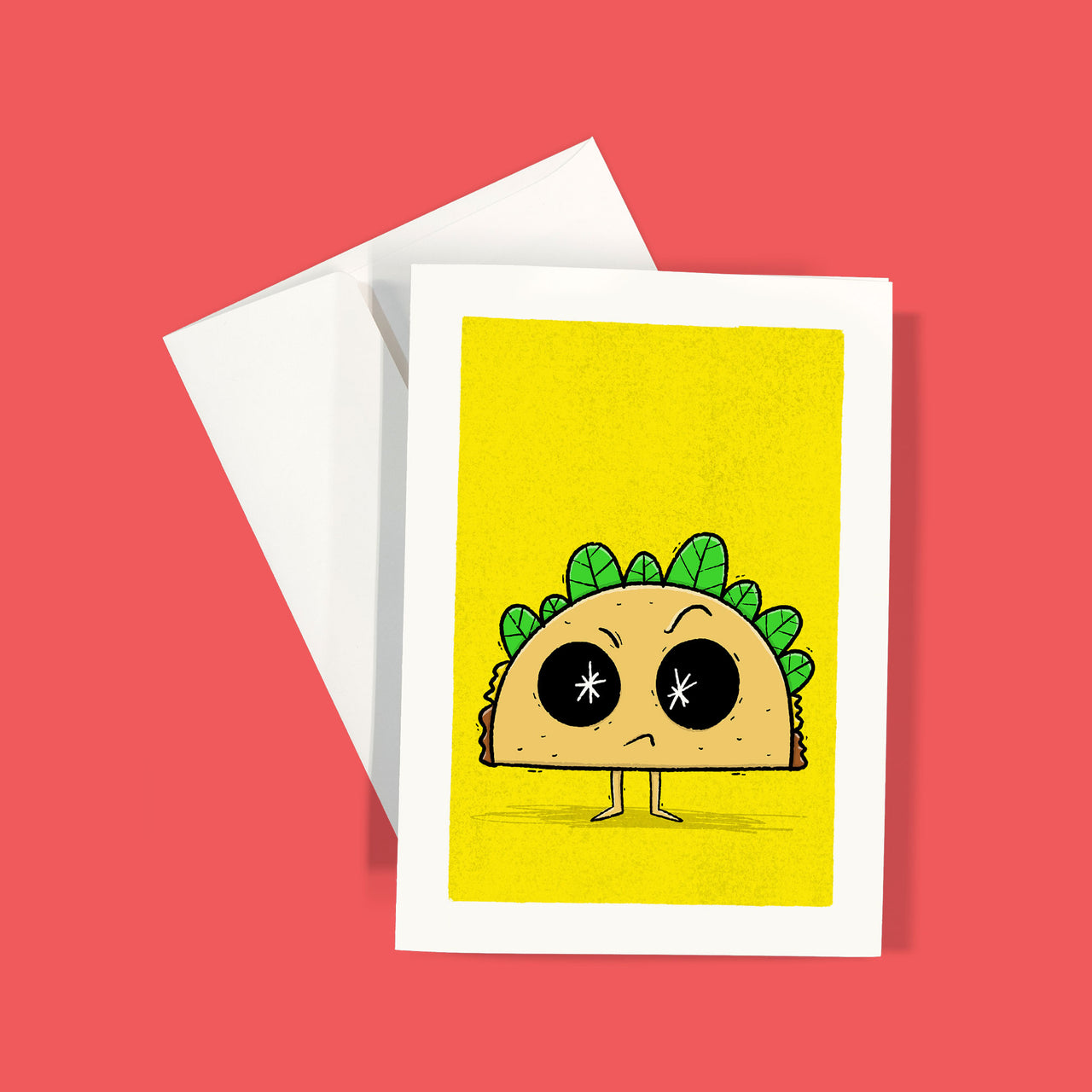 Angry Taco | Greeting Card