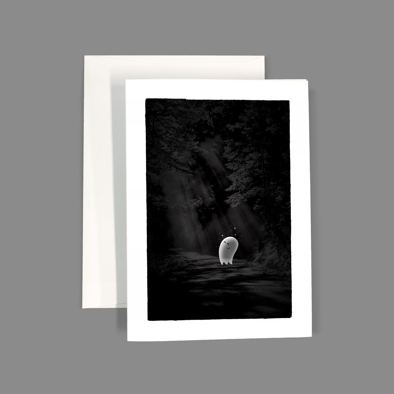 Ghostly Moonlight | Greeting Card