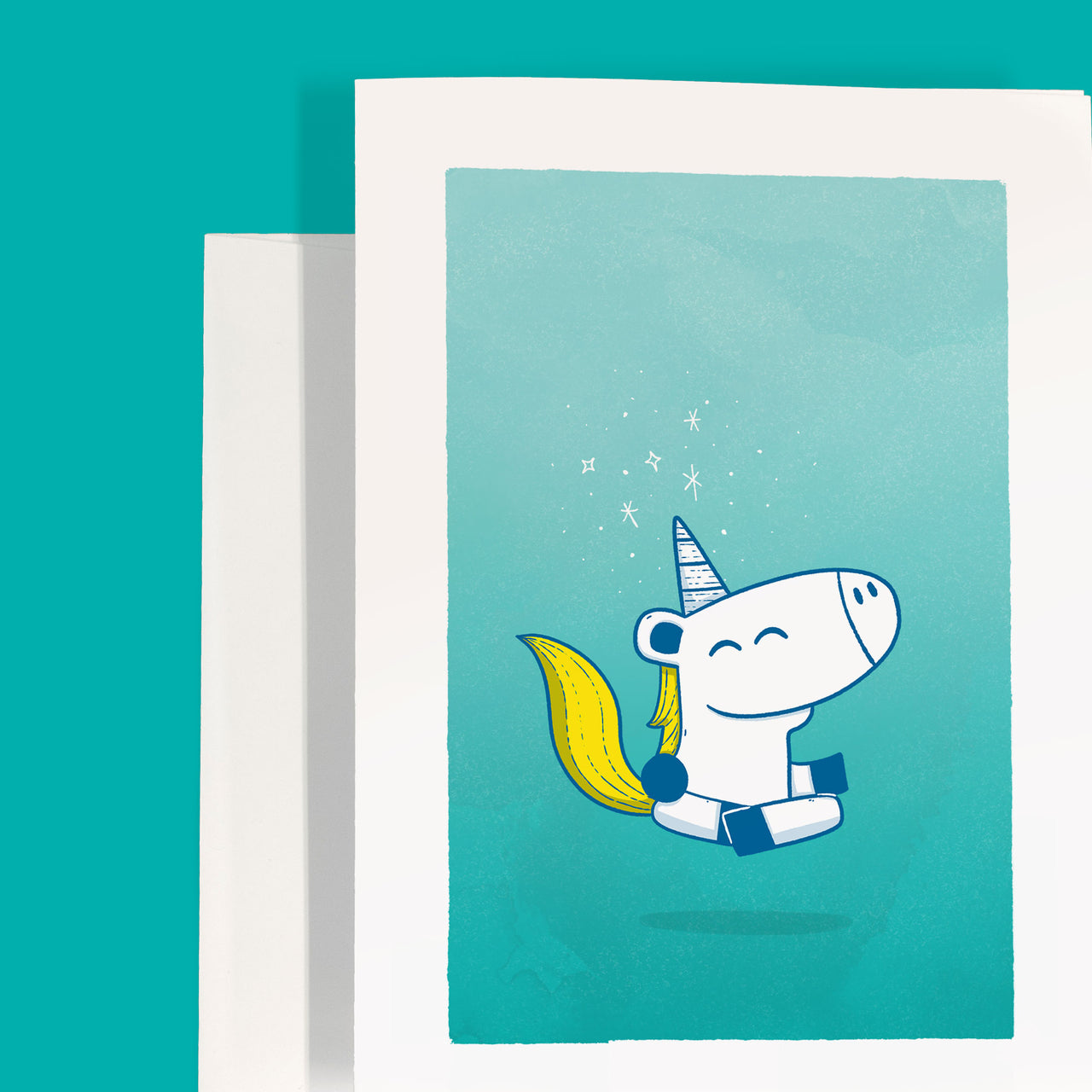 Meditating Unicorn | Greeting Card