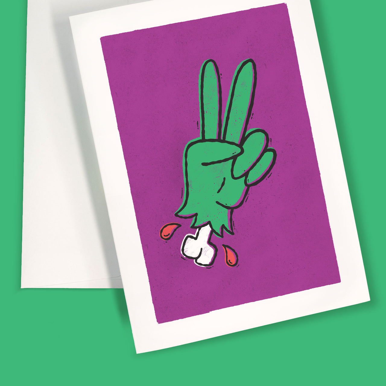 Zombie Vibes | Greeting Card