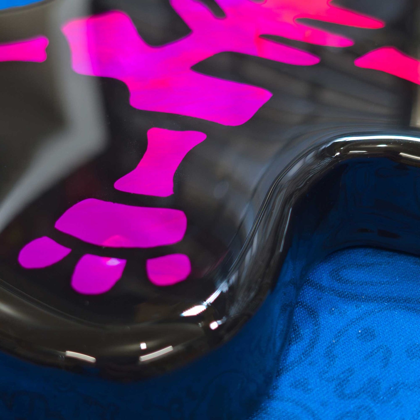 Gingerbread Skelly | Blacklight Woodcut Wall Art 1225