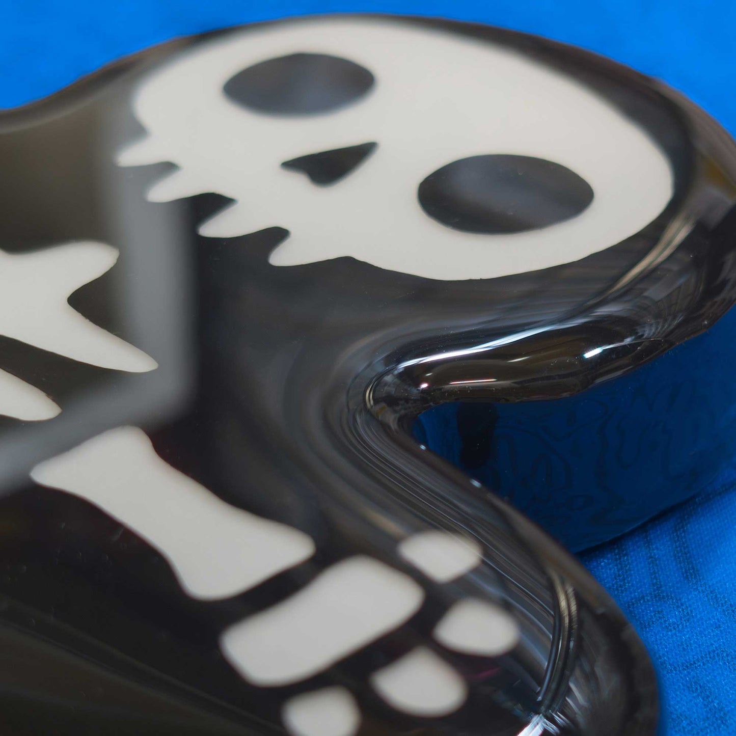 Gingerbread Skelly | Glow in the Dark Woodcut Wall Art 1225