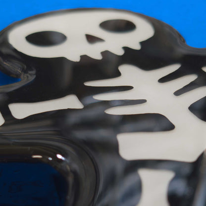 Gingerbread Skelly | Glow in the Dark Woodcut Wall Art 1225