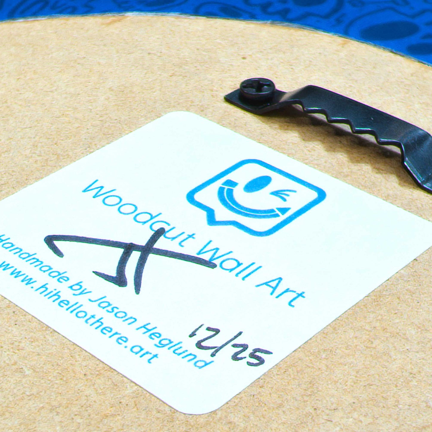 Jack Before Christmas | Glow in the Dark Woodcut Wall Art 1225