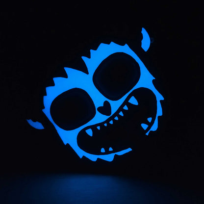 Krampus | Glow in the Dark Woodcut Wall Art 1225