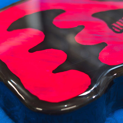 Skull | Blacklight Woodcut Wall Art 1225