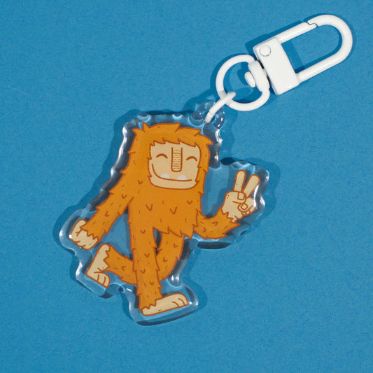 Bigfoot Acrylic Keychain