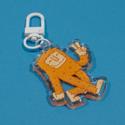 Bigfoot Acrylic Keychain