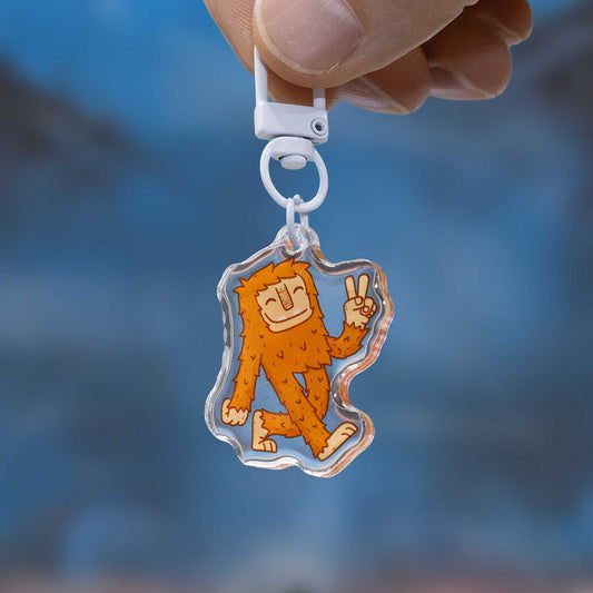 Bigfoot Keychain