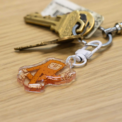 Bigfoot Keychain