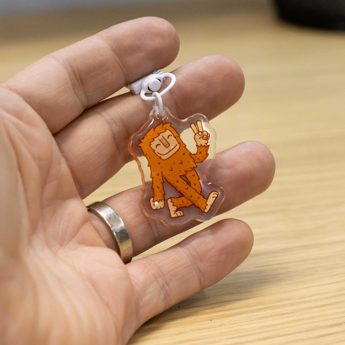 Bigfoot Keychain