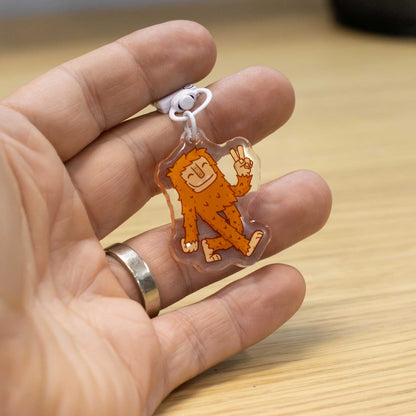 Bigfoot Keychain