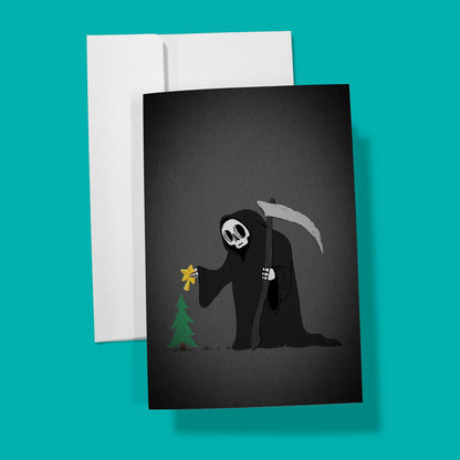 Death Decorates | Christmas Card