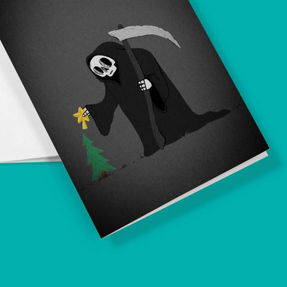 Death Decorates | Christmas Card