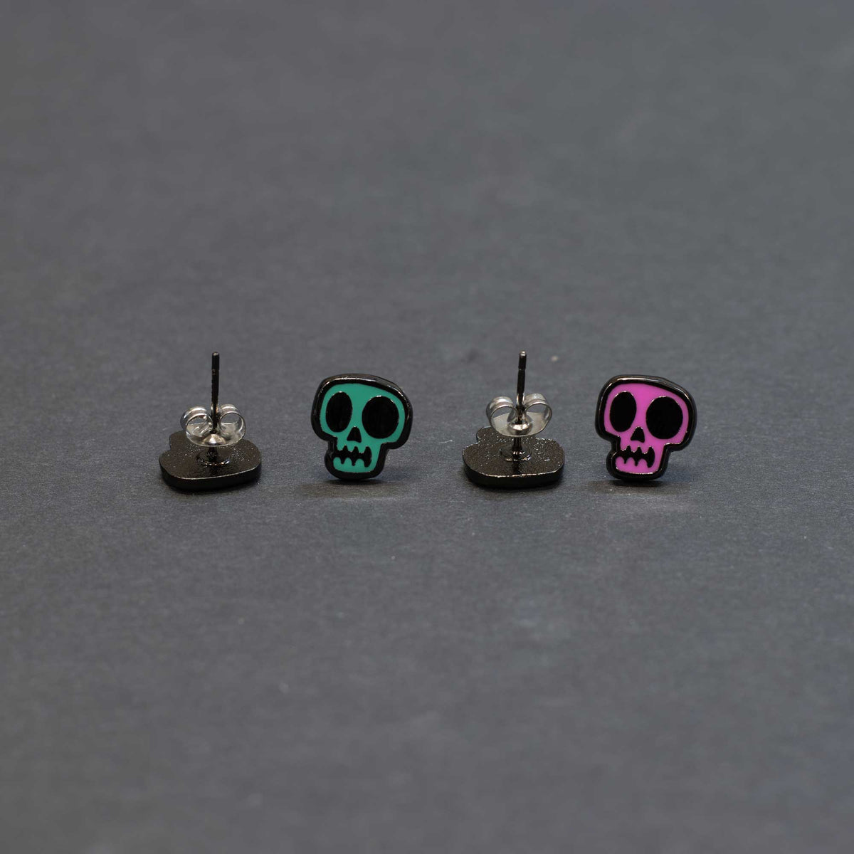 Color Skulls Earring Set
