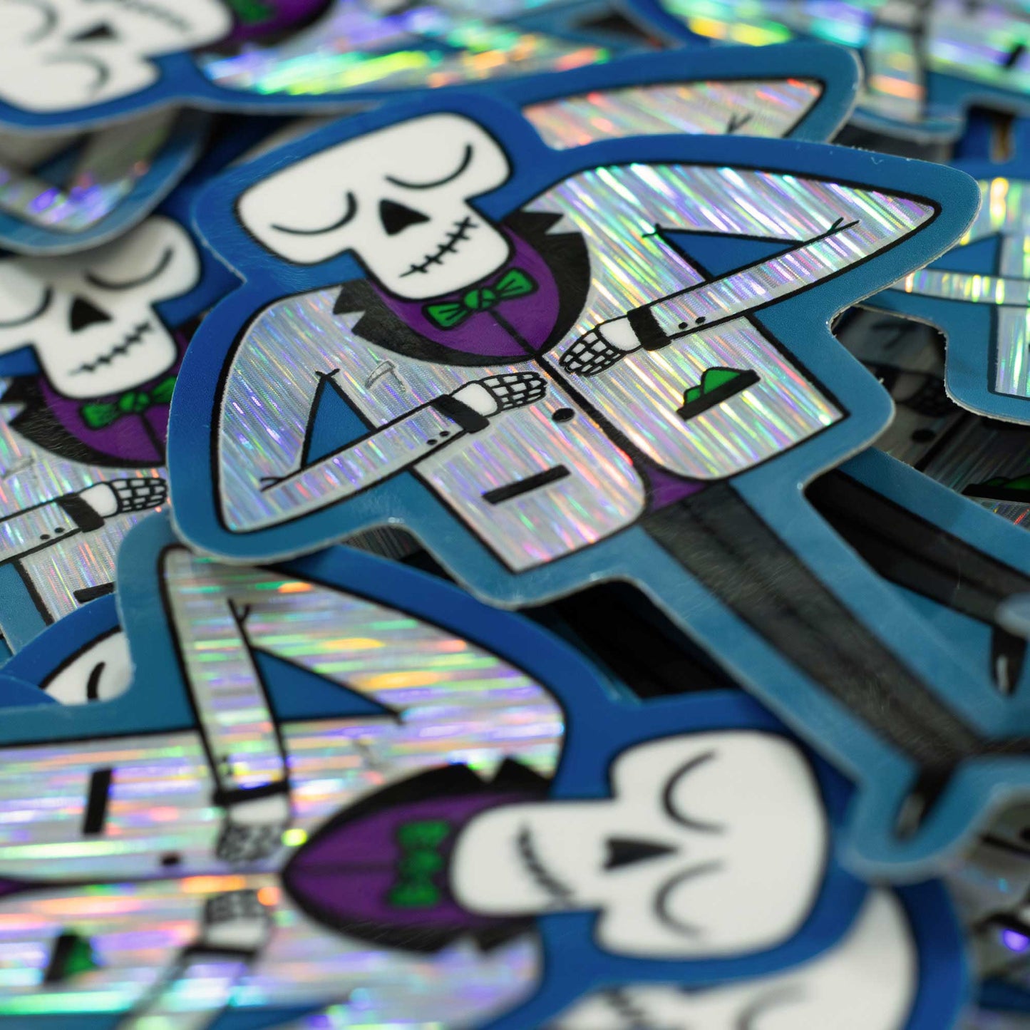 Dapper Skeleton Sticker