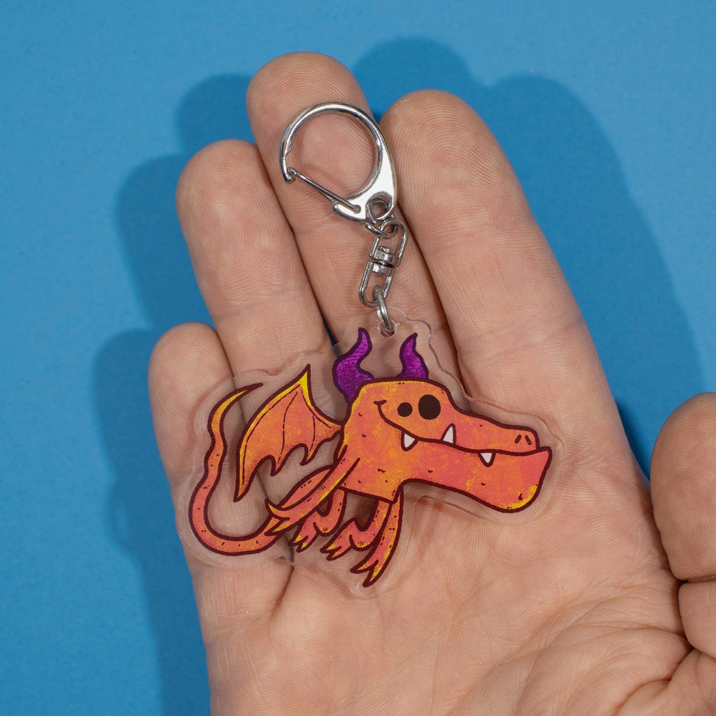 Draggin Dragon | Acrylic Keychain