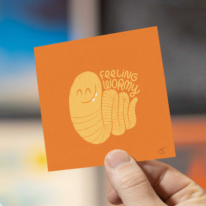 Feeling Wormy | Mini Art Print