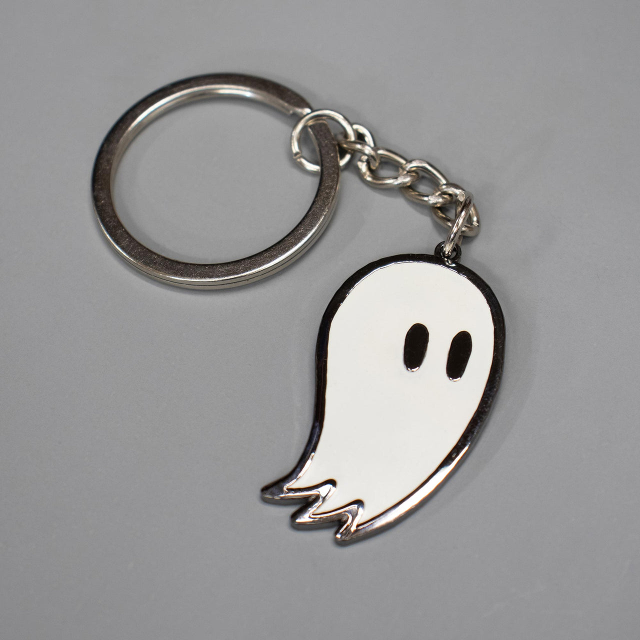 Fred the Ghost | Glow-in-the-Dark Enamel Keychain