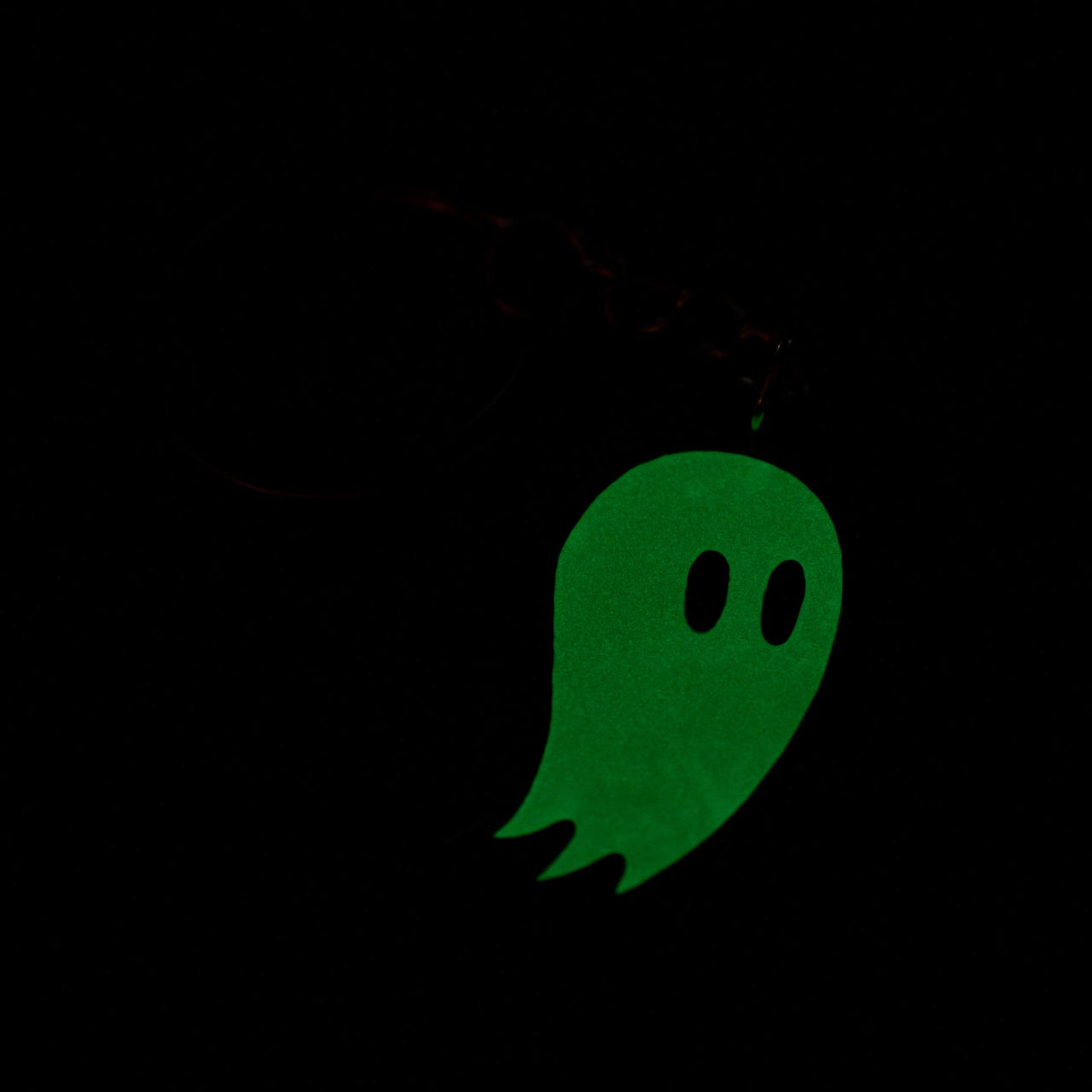 Fred the Ghost | Glow-in-the-Dark Enamel Keychain